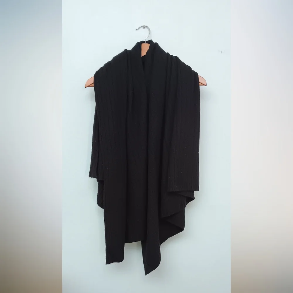Halogen Cable Knit Scarf Black OS
